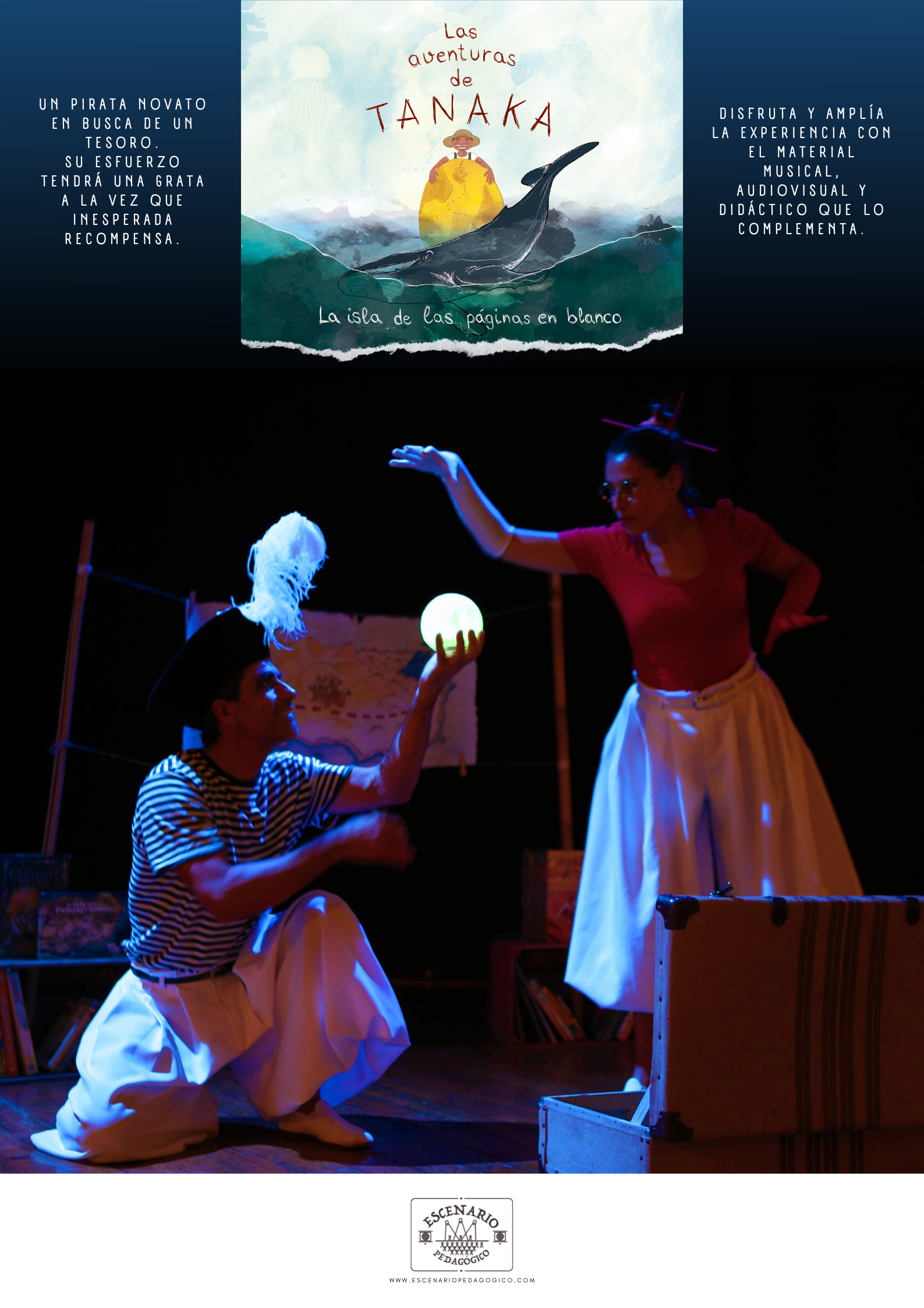 Tanaka y la Isla de las Páginas en Blanco